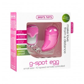 Розовое виброяйцо G-spot Egg Small